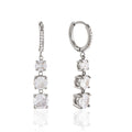 Ivy Silver Huggie Earrings
