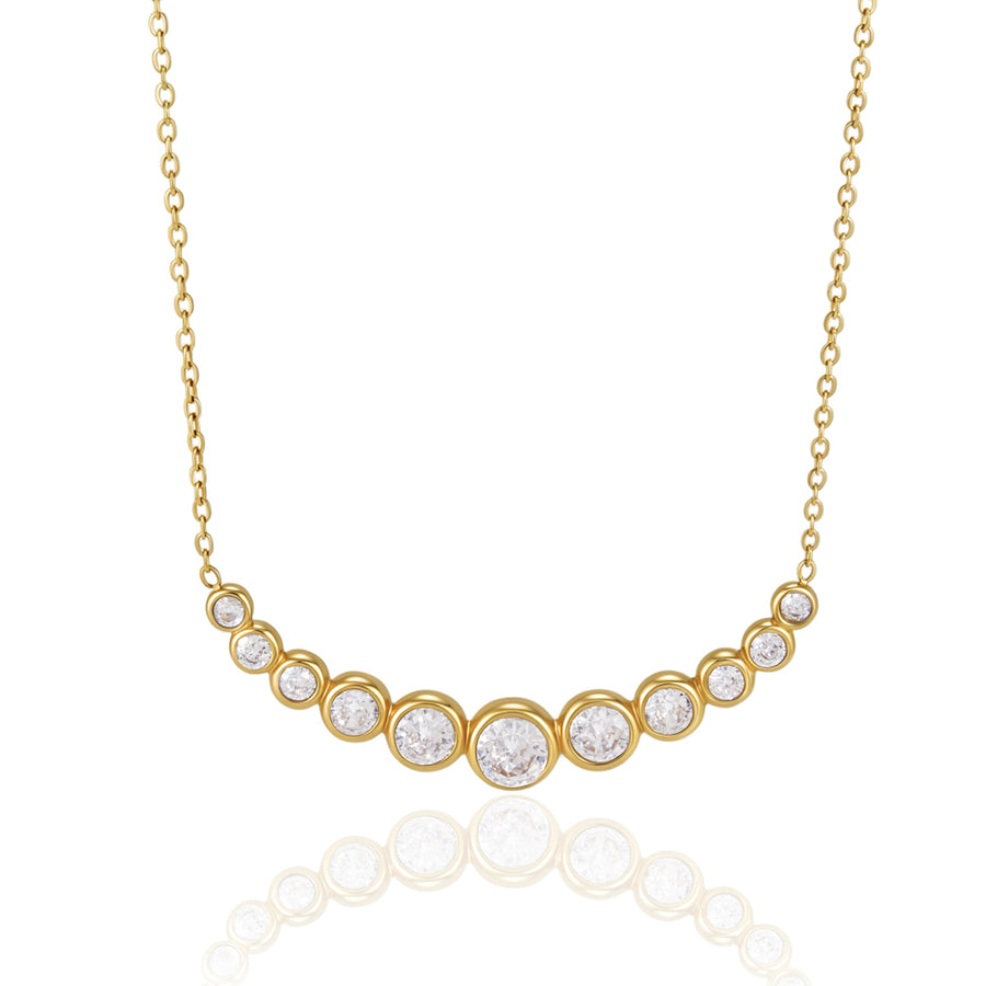 Ivy Gold Gemstone Necklace