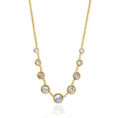 Lola Gold Gemstone Necklace