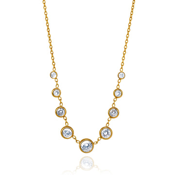 Lola Gold Gemstone Necklace