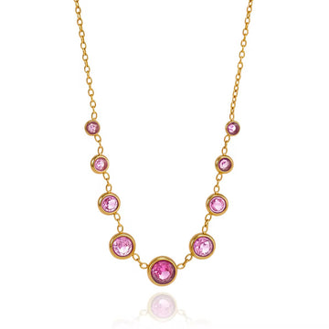 Lola Pink Gemstone Necklace