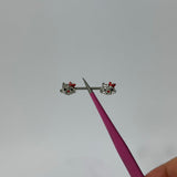 Silver Red Hello Kitty Nipple Bars