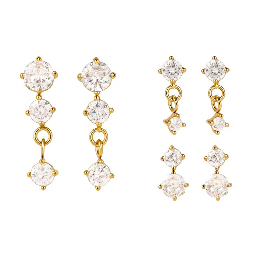 Aliya Stud Earring Stack