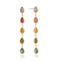 Romy Rainbow Dangling Stud Earrings