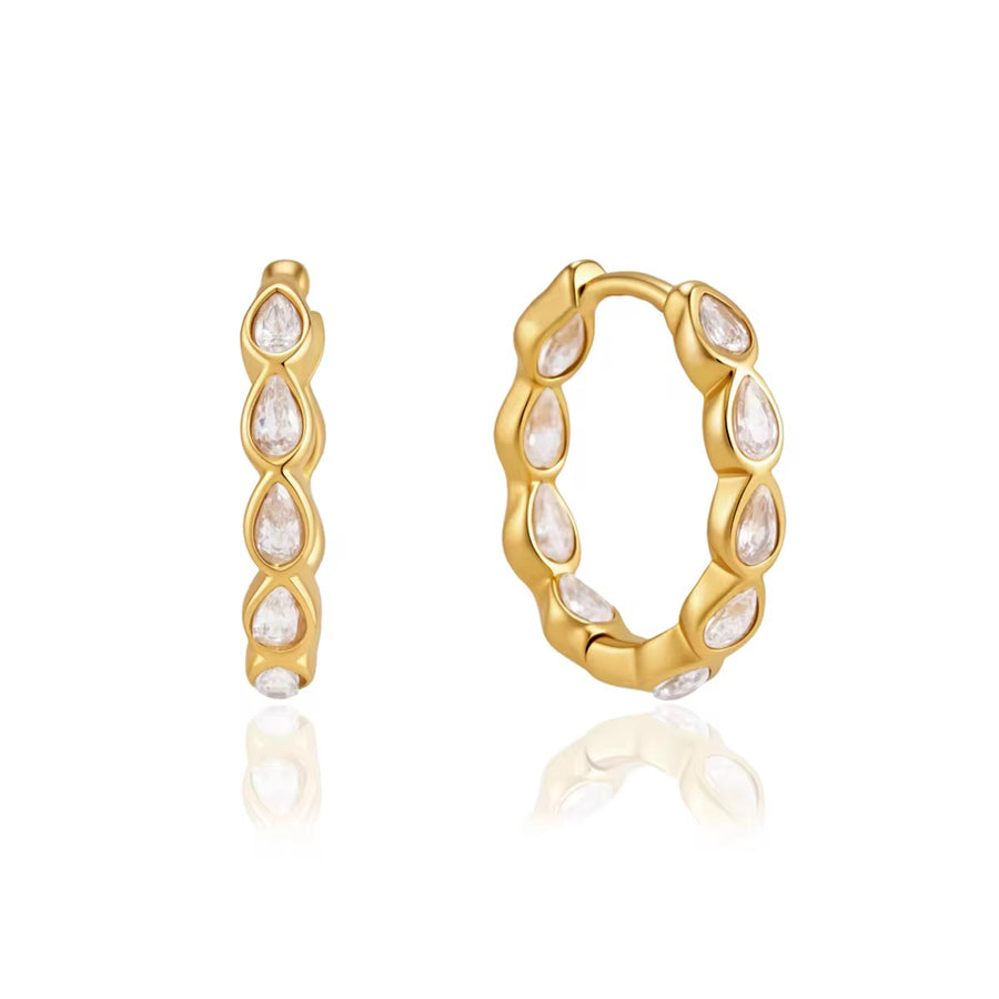 Gold Romy Hoop Earrings