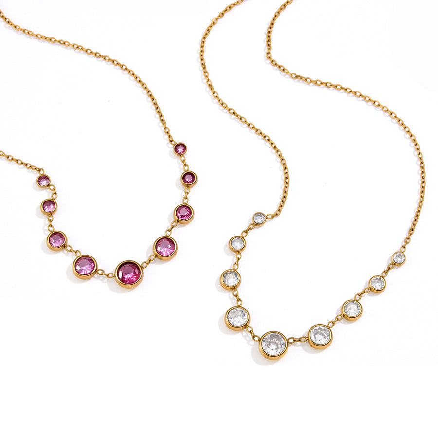 Lola Gold Gemstone Necklace