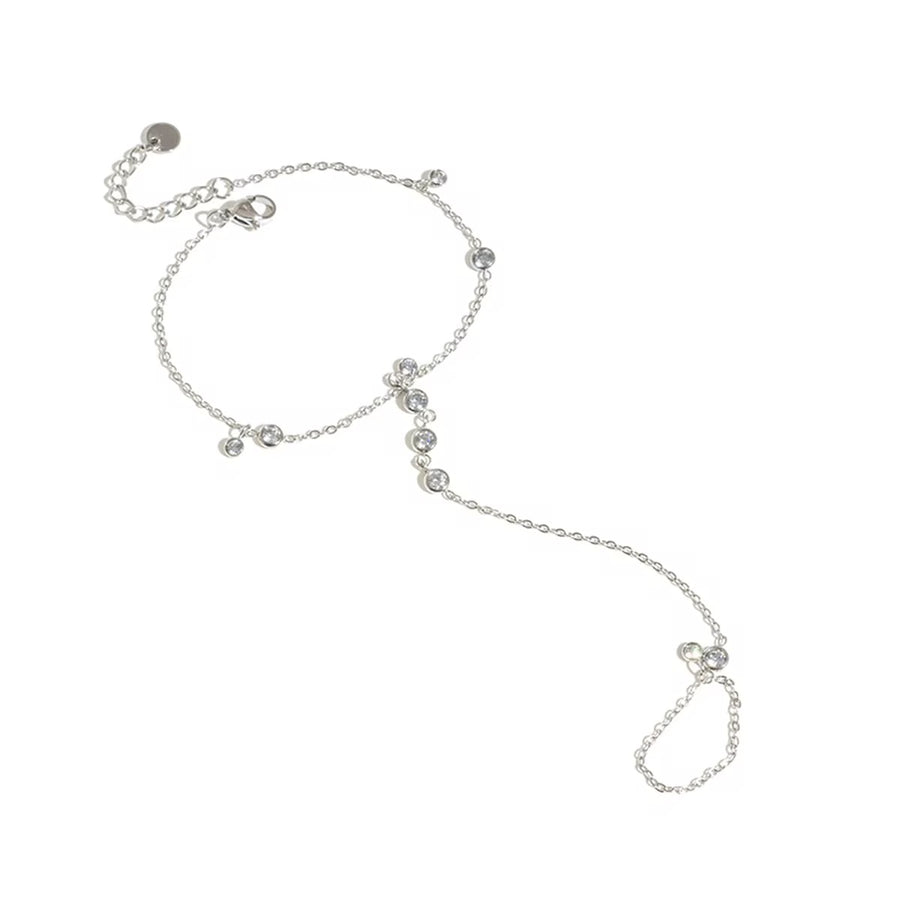 Nelly Silver Hand Chain