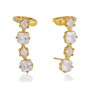 Dolly Stud Cuff Earrings