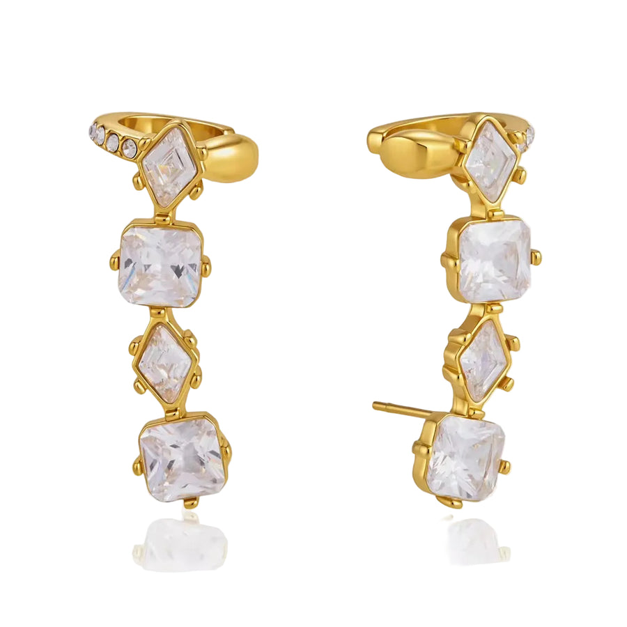 Dolly Stud Cuff Earrings
