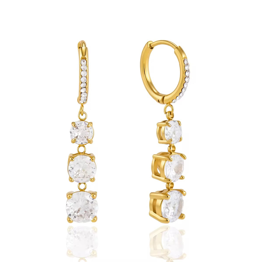 Ivy Gold Huggie Earrings