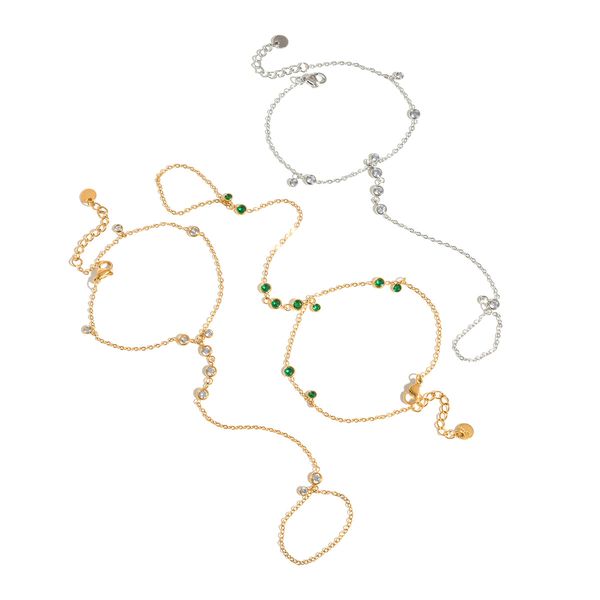 Nelly Green Hand Chain