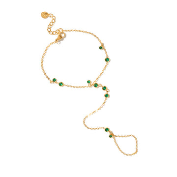 Nelly Green Hand Chain