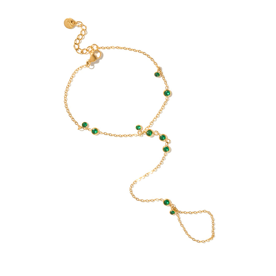 Nelly Green Hand Chain