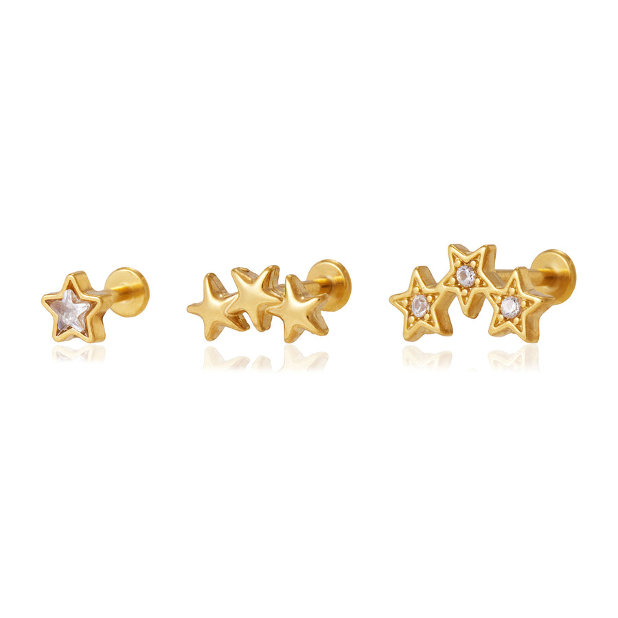 Astra Helix Piercing Stack