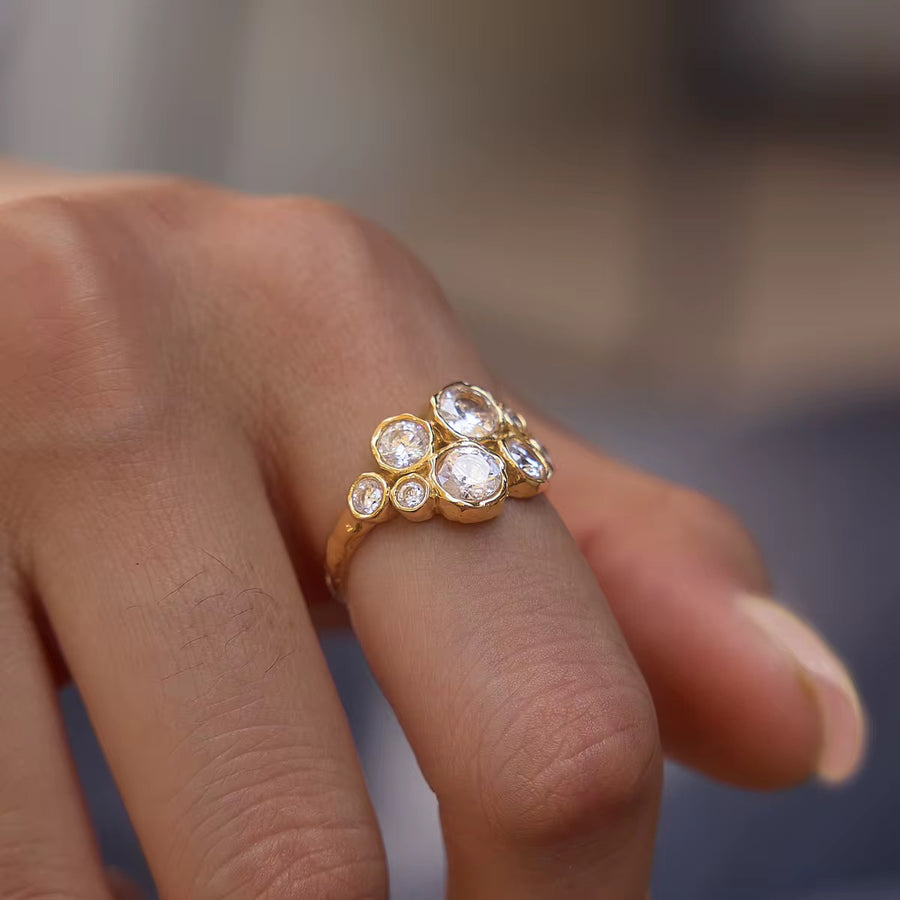 Gold Nova Chunky Ring