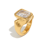 Aliya Gold Ring - ILLUSIVE JEWELS