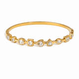 Allie Gold Bangle - ILLUSIVE JEWELS