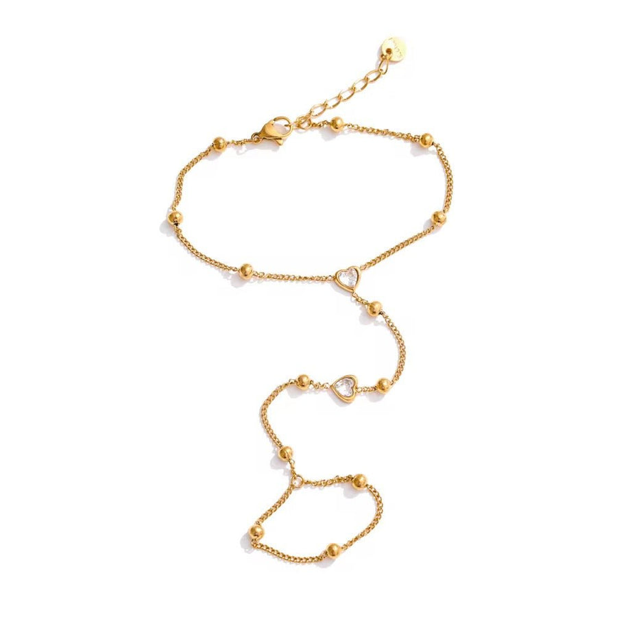 Amor Gold Hand Chain