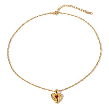 Amor Gold Heart Necklace