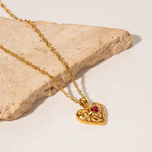 Amor Gold Heart Necklace
