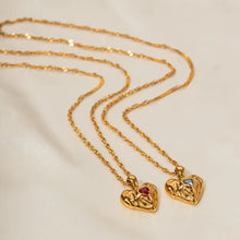 Amor Gold Heart Necklace