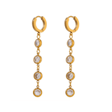 Angel Dangling Gold Earrings - ILLUSIVE JEWELS