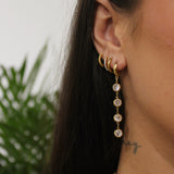 Angel Dangling Gold Earrings - ILLUSIVE JEWELS