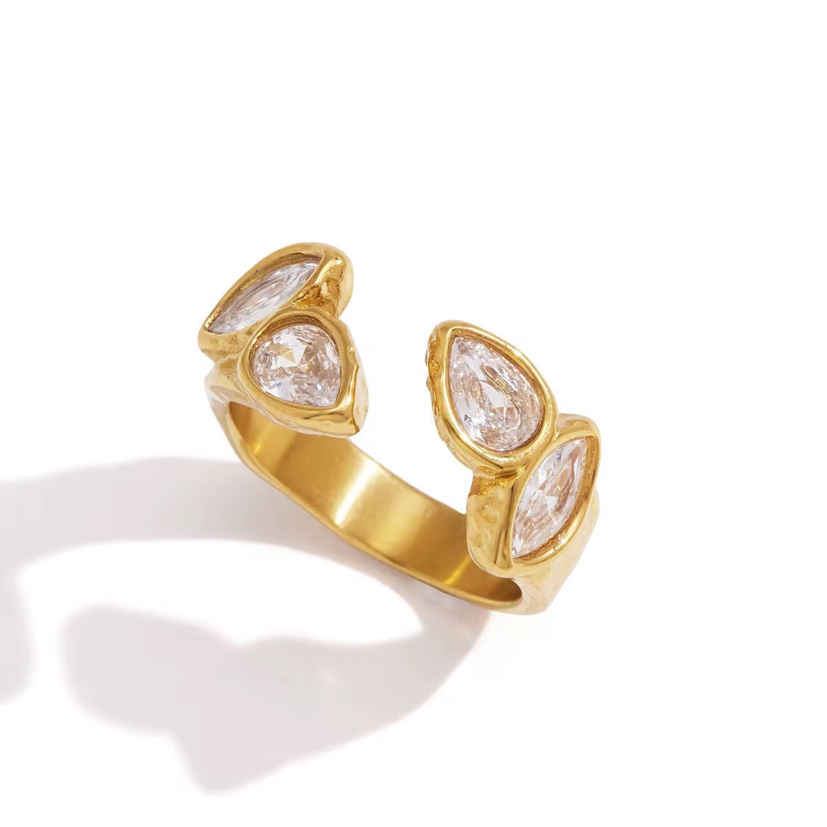 Aria Gold Ring - ILLUSIVE JEWELS