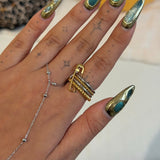Aria Mixed Metal Stack It Ring - ILLUSIVE JEWELS