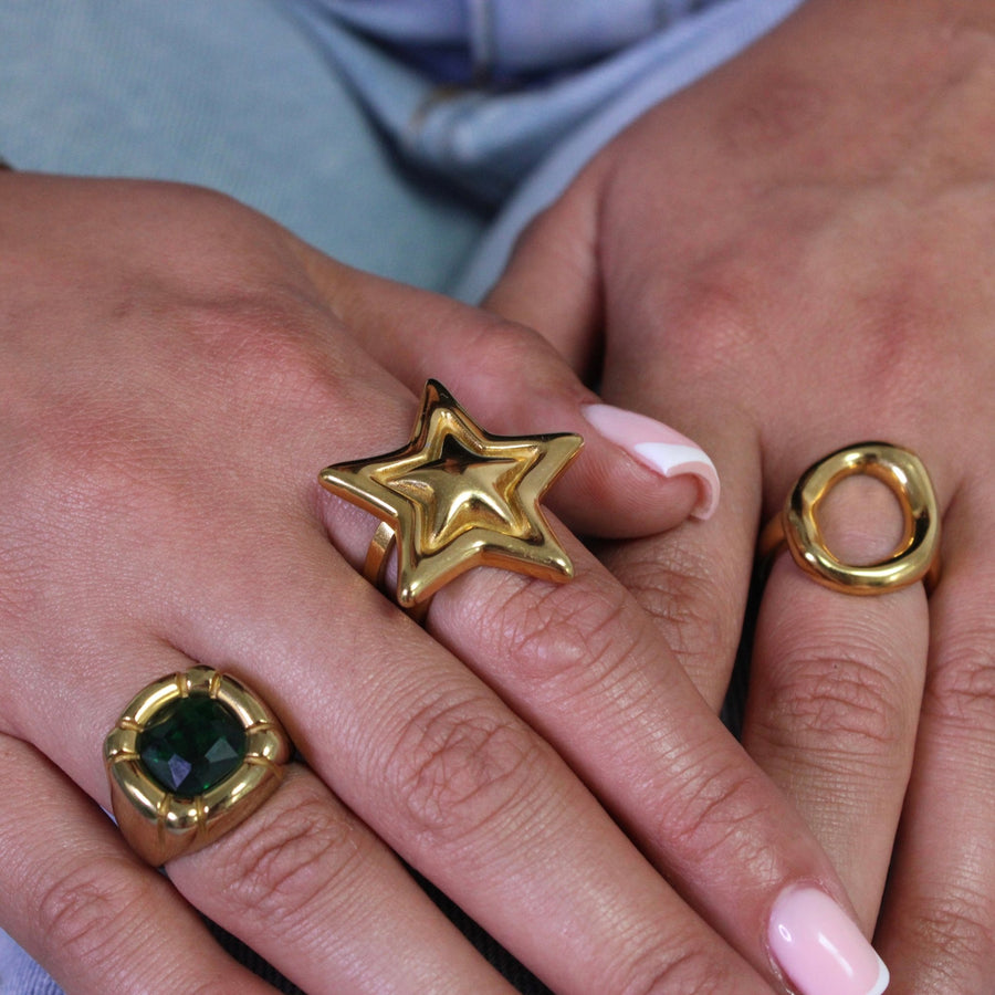 Astra Gold Ring - ILLUSIVE JEWELS USA