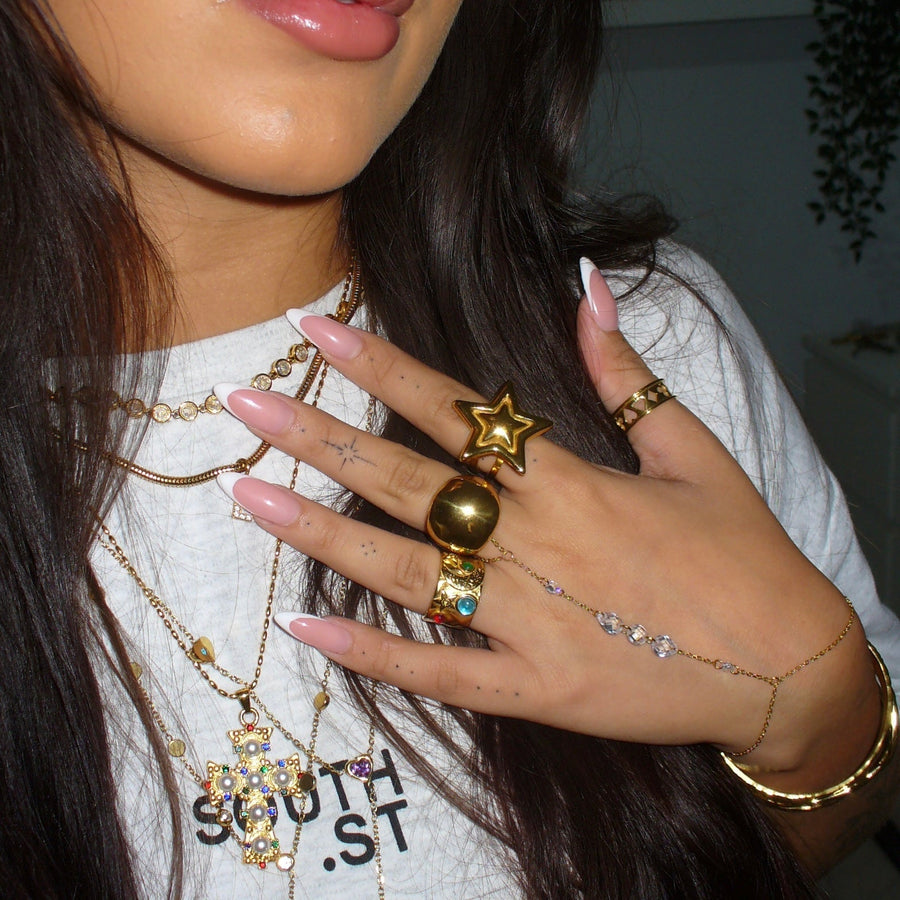 Astra Gold Ring - ILLUSIVE JEWELS USA
