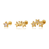 Astra Helix Piercing Stack - ILLUSIVE JEWELS