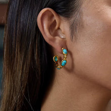 Clea Gold Hoop Earrings
