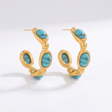 Clea Gold Hoop Earrings