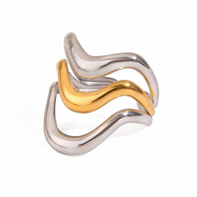 Cleo Mixed Metal Ring - ILLUSIVE JEWELS