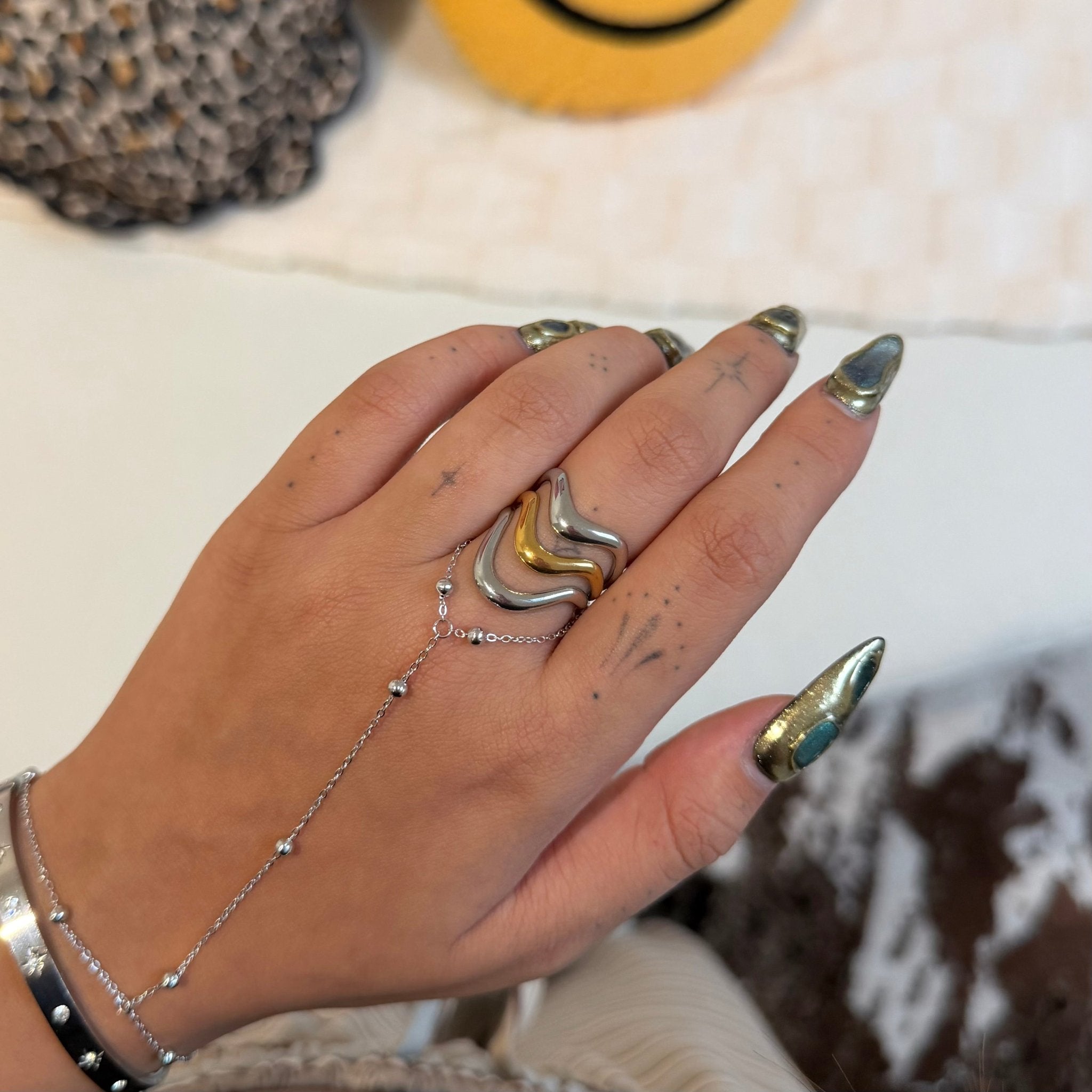Cleo Mixed Metal Ring - ILLUSIVE JEWELS