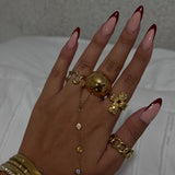 Colourful Cross Ring - ILLUSIVE JEWELS