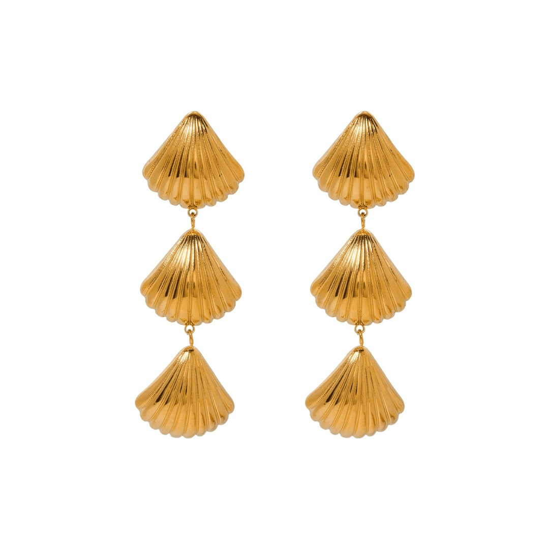 Dangling Shell Stud Earrings - ILLUSIVE JEWELS
