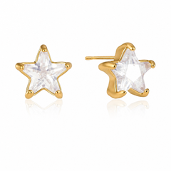Stella Gold Star Stud Earrings