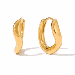 Nova Molten Huggie Earrings