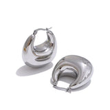 Emmy Silver Hoops - ILLUSIVE JEWELS
