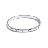 Faith Silver Bangle - ILLUSIVE JEWELS