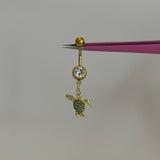 Flying Turtle Belly Bar - ILLUSIVE JEWELS
