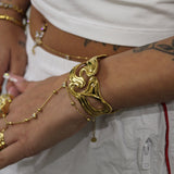 Geometric Chunky Bangle - ILLUSIVE JEWELS