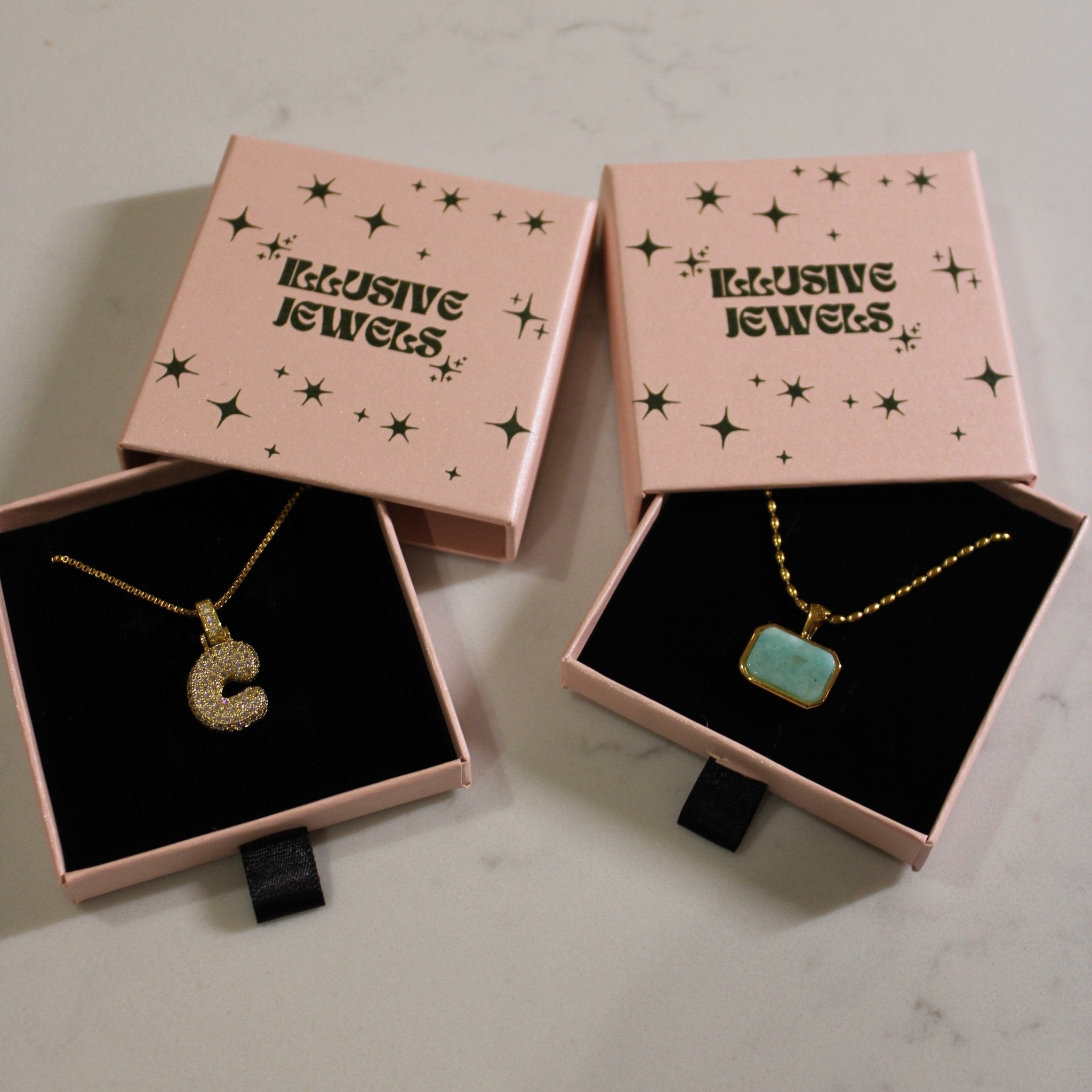 Gold Apatite Pendant Necklace - ILLUSIVE JEWELS
