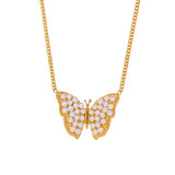 Gold Butterfly Necklace - ILLUSIVE JEWELS
