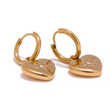 Gold Cupids Star Huggie Earrings - ILLUSIVE JEWELS