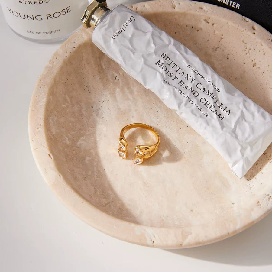 Gold Gem Ring