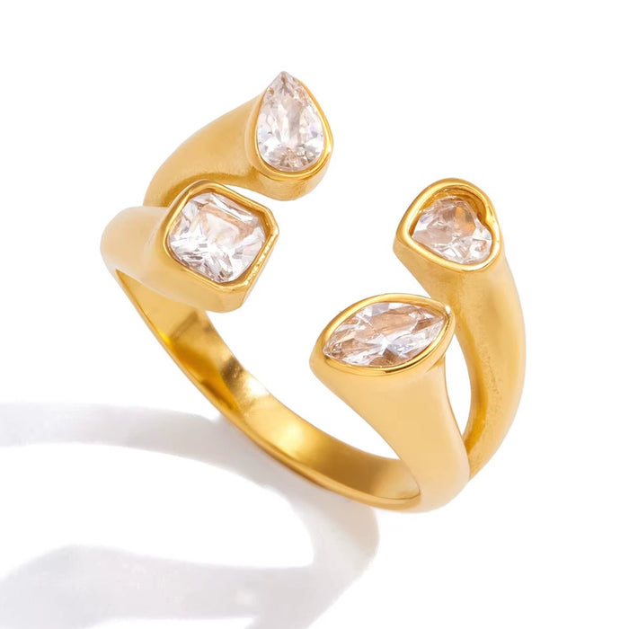 Gold Gem Ring
