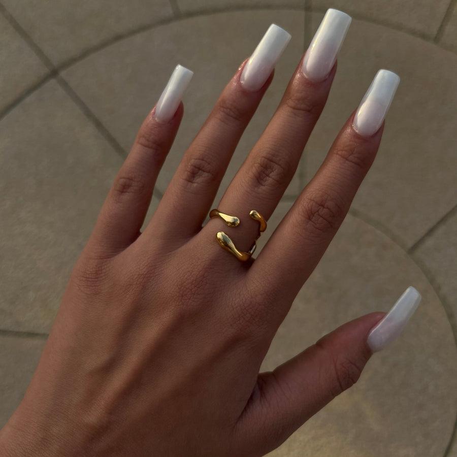 Gold Geometric Ring - ILLUSIVE JEWELS USA